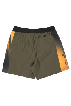Fato de banho curto com logo lateral