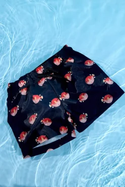 Fato de banho de menino estampado peixe-balão