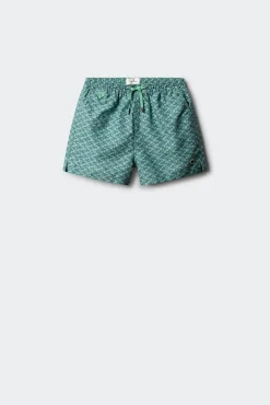 Fato de banho de peixes para menino