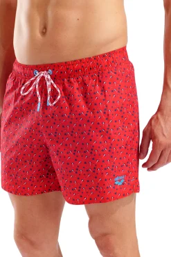 Fato de banho de praia estampado de guarda-sóis