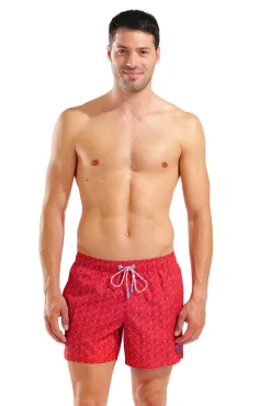Fato de banho de praia estampado de guarda-sóis
