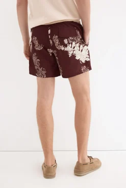 Fato de banho estampado de flores grandes