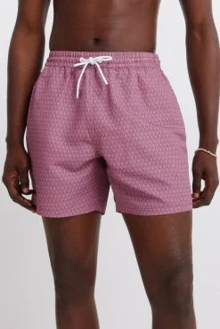 Fato de banho estampado de folhas com bolso de fecho-éclair