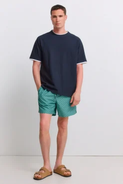 Fato de banho estampado de peixes