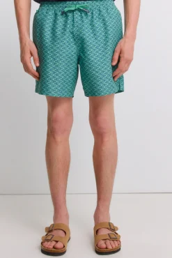 Fato de banho estampado de peixes