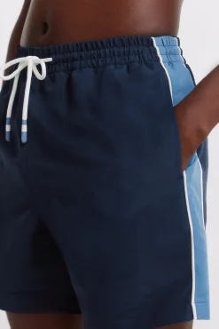Fato de banho liso com cortes