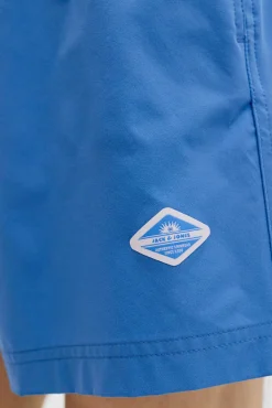 Fato de banho liso com logo