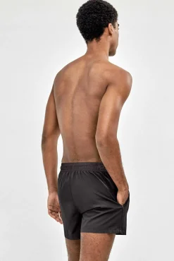 Fato de banho liso para homem preto