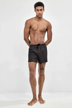 Fato de banho liso para homem preto