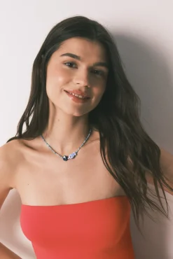 Fato de banho bandeau vermelho