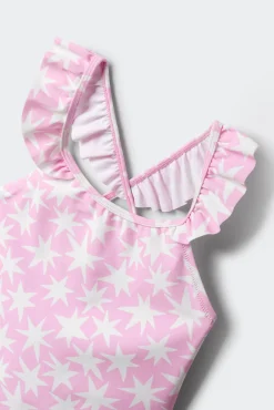 Fato de banho de estrelas para menina