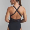Fato de banho desportivo preto Quick Dry