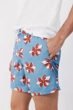 Fato de banho estampado de flores grandes