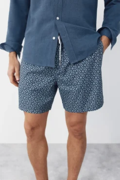 Fato de banho estampado geométrico