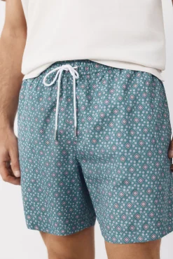 Fato de banho estampado geométrico