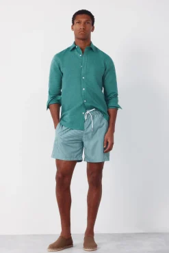 Fato de banho estampado riscas finas