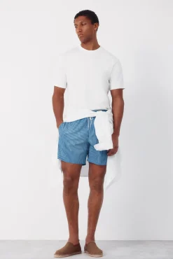 Fato de banho estampado riscas finas