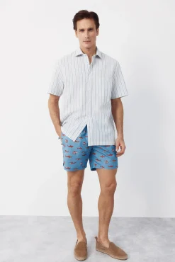 Fato de banho estampado tubarões grandes