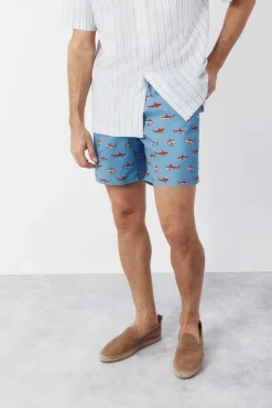 Fato de banho estampado tubarões grandes