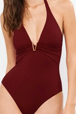Fato de banho gola halter