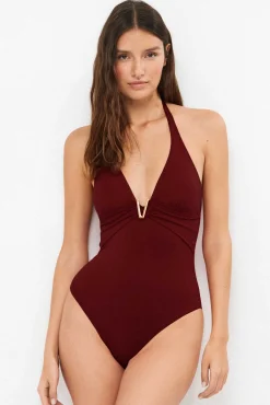 Fato de banho gola halter