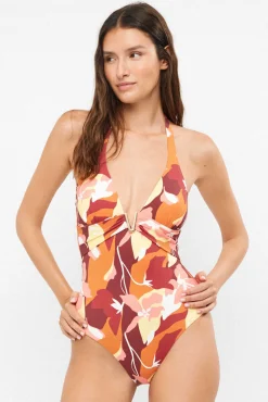 Fato de banho gola halter