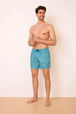 Fato de banho para homem estampado de caranguejos