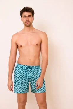 Fato de banho para homem estampado de caranguejos