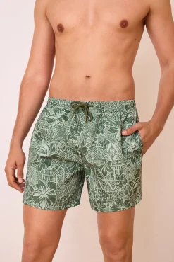 Fato de banho tropical hawái para homem