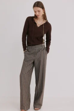 Imala. Camisola de malha rendada