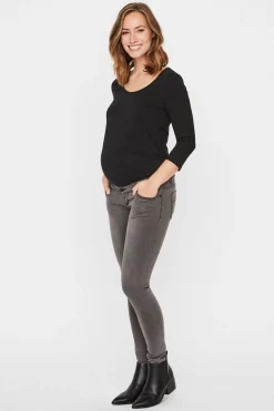 Jeans cinzentos maternity Better Cotton