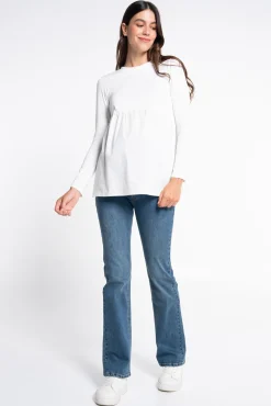 Jeans largos para maternidade