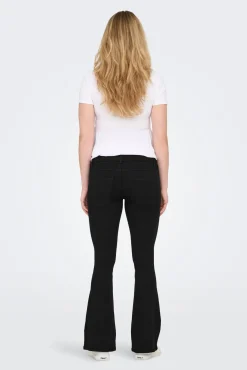 Jeans maternidade flare push up