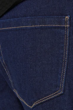 Jeans perna larga maternidade