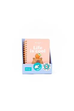 Kit caderno A6 + caneta + bloco de notas + vela perfumada - Eu, eu mesma & eu