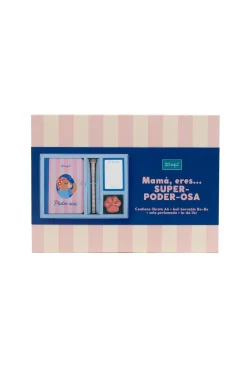 Kit de caderno A6 + caneta apagável Bo-Bo + vela + lista de tarefas - Poder-osa