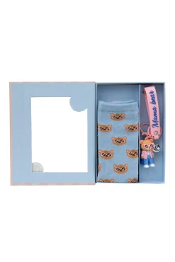 Kit de meias + porta-chaves - Mama bear
