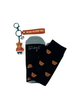 Kit de meias + porta-chaves - You are the beary best