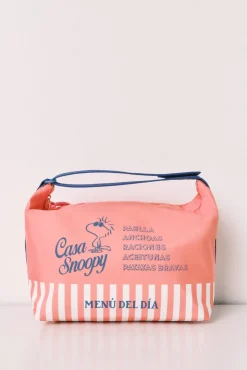 Lancheira térmica Snoopy laranja