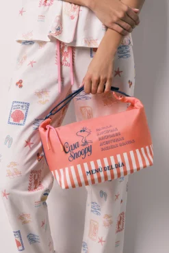 Lancheira térmica Snoopy laranja