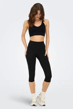 Legging capri cintura alta com bolso B-Dry