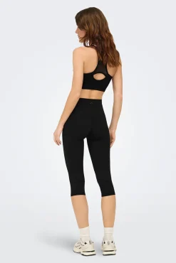 Legging capri cintura alta com bolso B-Dry