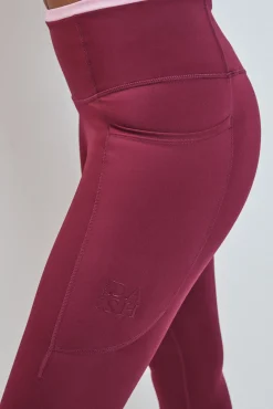 Legging capri 4D STRETCH bordeaux