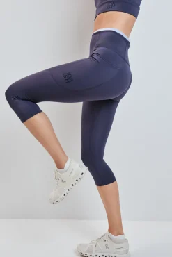 Legging capri 4D STRETCH cinza