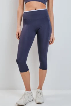 Legging capri 4D STRETCH cinza