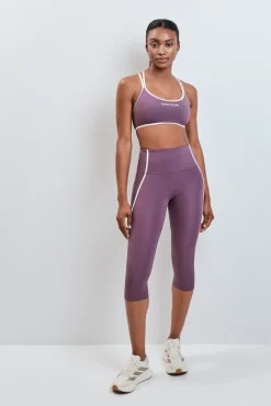 Legging capri 4D STRETCH grená