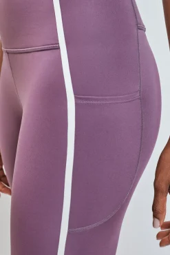Legging capri 4D STRETCH grená