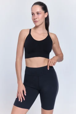 Legging ciclista com debrum