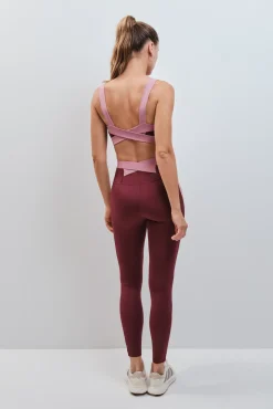 Legging comprida 4D STRETCH bordeaux