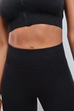 Legging comprida preta SEAMLESS FIT